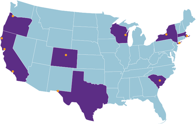 January THEN US map of PACE replication sites