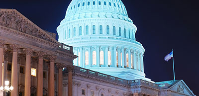 us capitol blue dome glow